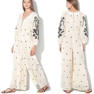 Free People wide leg jumpsuit